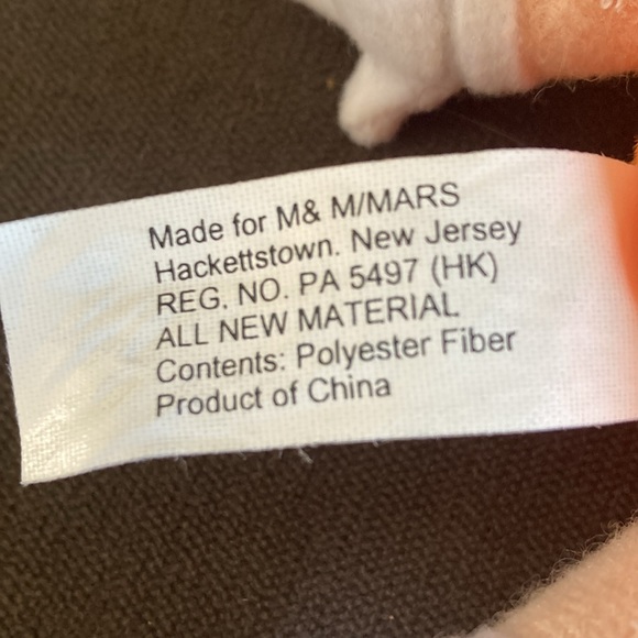 Vintage M & M’s Fun Friend Halloween Witch Plush Stuffed Toy Orange 1997 - Picture 4 of 5